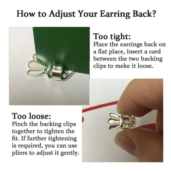 Support Making Earrings, Earring Lifting Sticker