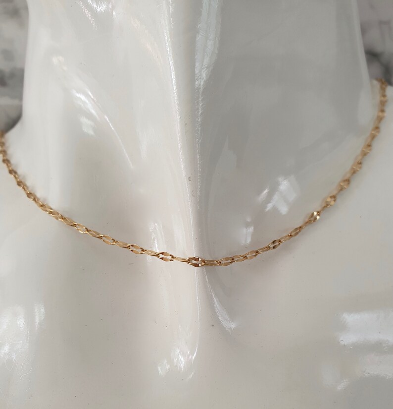 Minimalist Jewellery Basic Gold Sparkle Chain