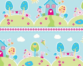 Melly and Me - Sweet Home - Home Main Blue By Riley Blake Designs Cotton Quilting Fabric by meter (1.1 yard) Melly and Me - Sweet Home - Home Main Blue By Riley Blake Designs Cotton Quilting Fabric by meter (1.1 yard) Melly and Me - Sweet Home - Home Main Blue By Riley Blake Designs Cotton Quilting Fabric by meter (1.1 yard) Melly