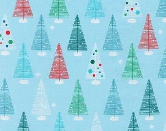 Kerststof - Winter door Robert Kaufman Katoen Quilting Stof per meter (1.1 yard)