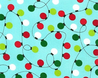 Ann Kelle - Lights Aqua by Cotton Quilting Fabric by meter (1.1 yard), Robert Kaufman