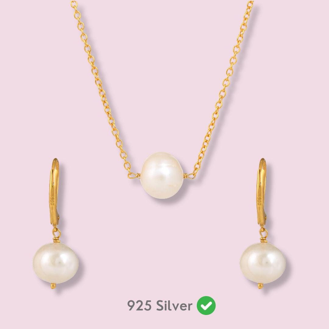 Handmade Freshwater Pearl Necklace for Weddings & More
