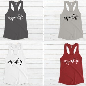 Next Level Tank Top Racerback  Spinlife Spin Bike S M L XL