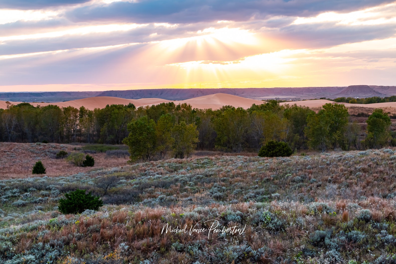 Oklahoma Scenic Little Sahara Desert State Park Landscape Etsy