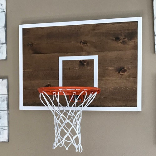 Rustic Basketball Goal Personalized Basketball Goal - Etsy