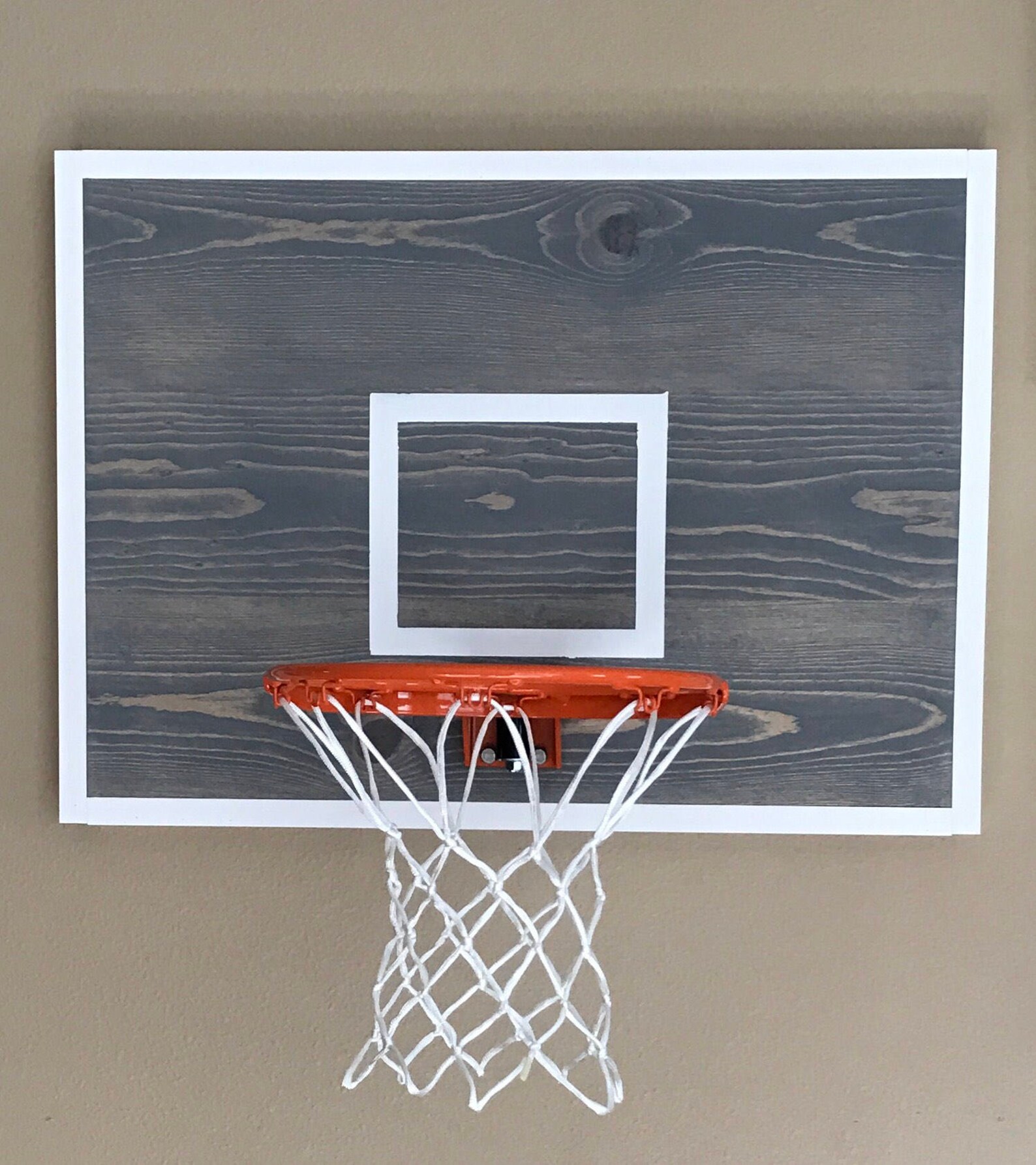 Rustic Basketball Hoop Etsy