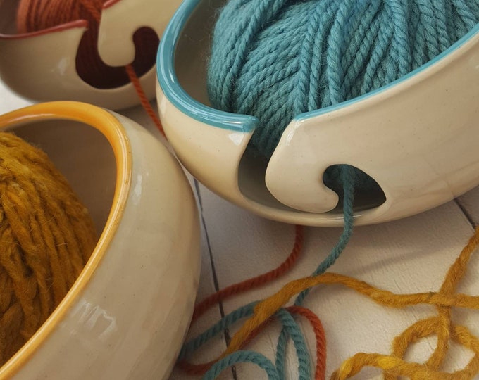 Hand Thrown Ceramic Yarn Bowls