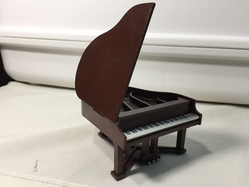 Odoria 1/12 Scale Miniature Bassoon - Wood & Metal Dollhouse Musical Instrument Accessory With Case