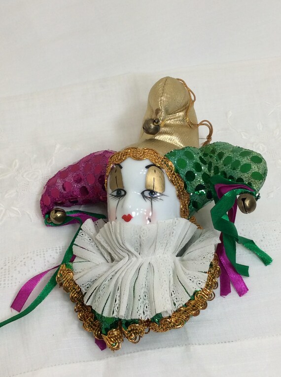 mardi gras porcelain dolls