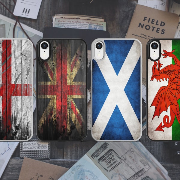 Great Britain Flags Design phone case - You choose the design! for most iPhone, iPod and Samsung Galaxy Union Jack St George Wales world cup