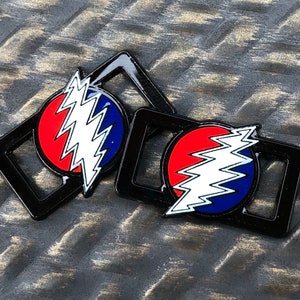 BOLT Shoe Bling - RWB on Black Metal