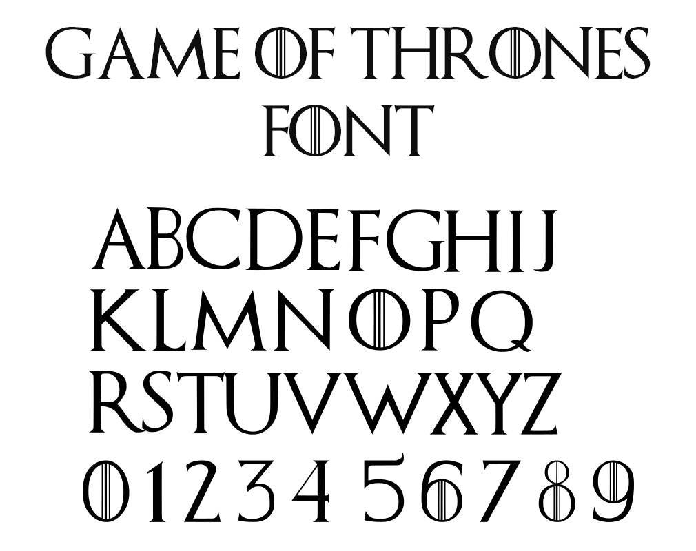 game of thrones font similar game of thrones font similar