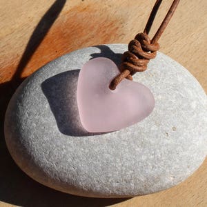 pink sea glass pendant mermaid necklace heart sea glass beach jewelry ocean pendant sea glass necklace sea foam pendant mothers day necklace