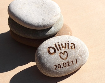 custom name stone engraved stone personalised pebble engraved name rock new baby gift personalised stone naming day gift new baby name rock