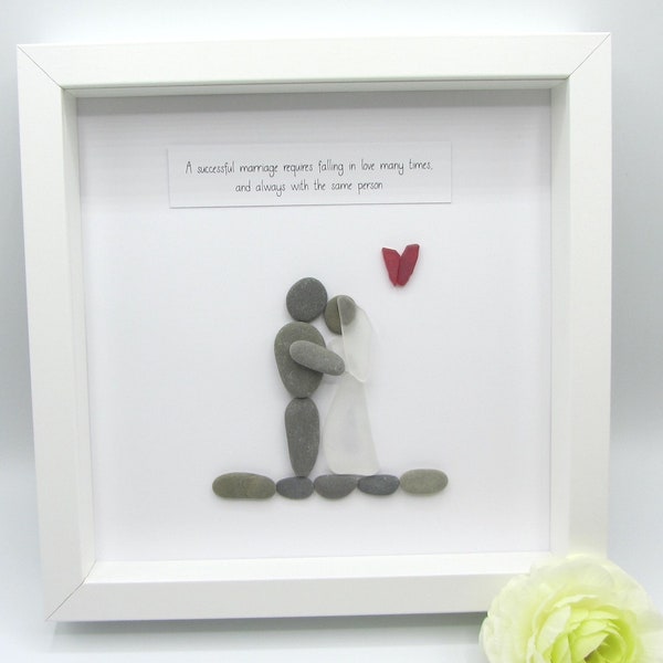 personalised wedding gift wedding pebble art wedding sign custom wedding gift wedding ornament wedding keepsake wedding blessing