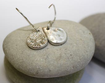 silver ashes earrings pet ashes earrings cremation earrings keepsake ashes silver memorial ashes silver pet loss earrings memorial jewellery