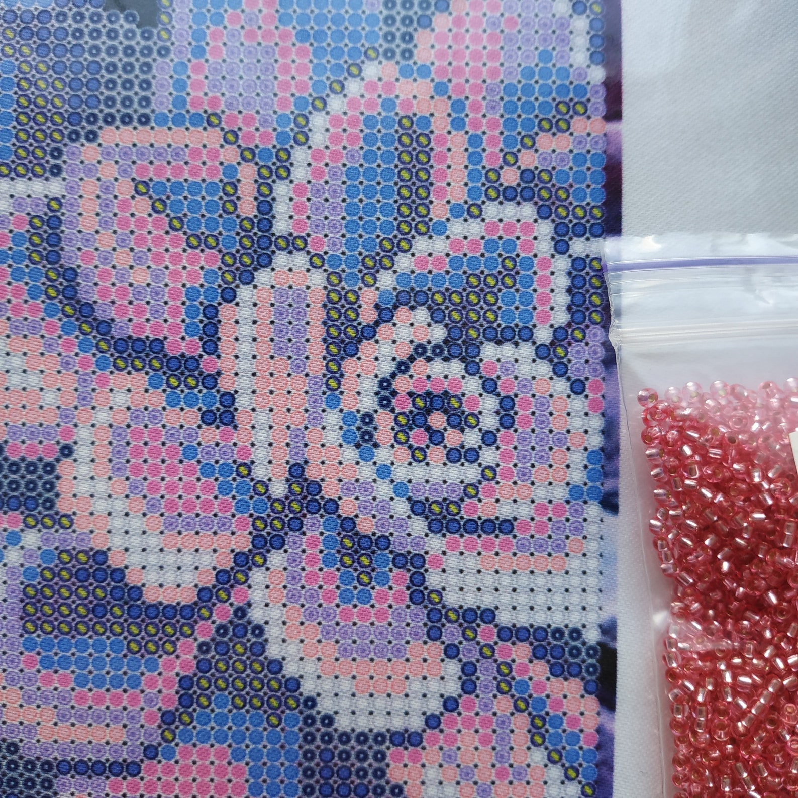 Needlepoint Kits Embroidery Kits Bead Embroidery Kit Beaded Etsy