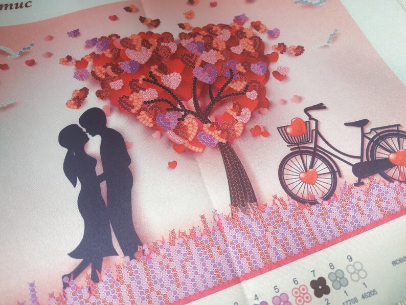 Bead Embroidery Kits, Beginner Needlepoint Kit, Stamped Needlepoint