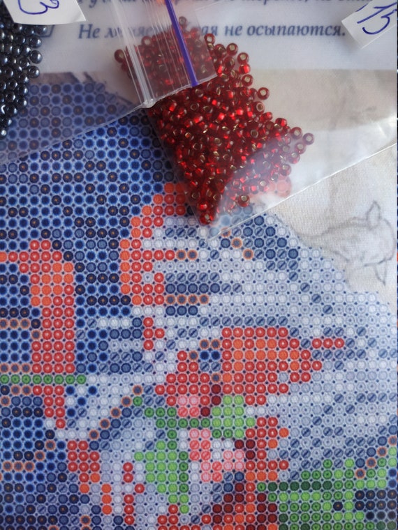 DIY Bead Embroidery Kit, Bracelet on Leather Kit, Beaded Bracelet Kit,  Jewelry Making Kit, Gift for Women 