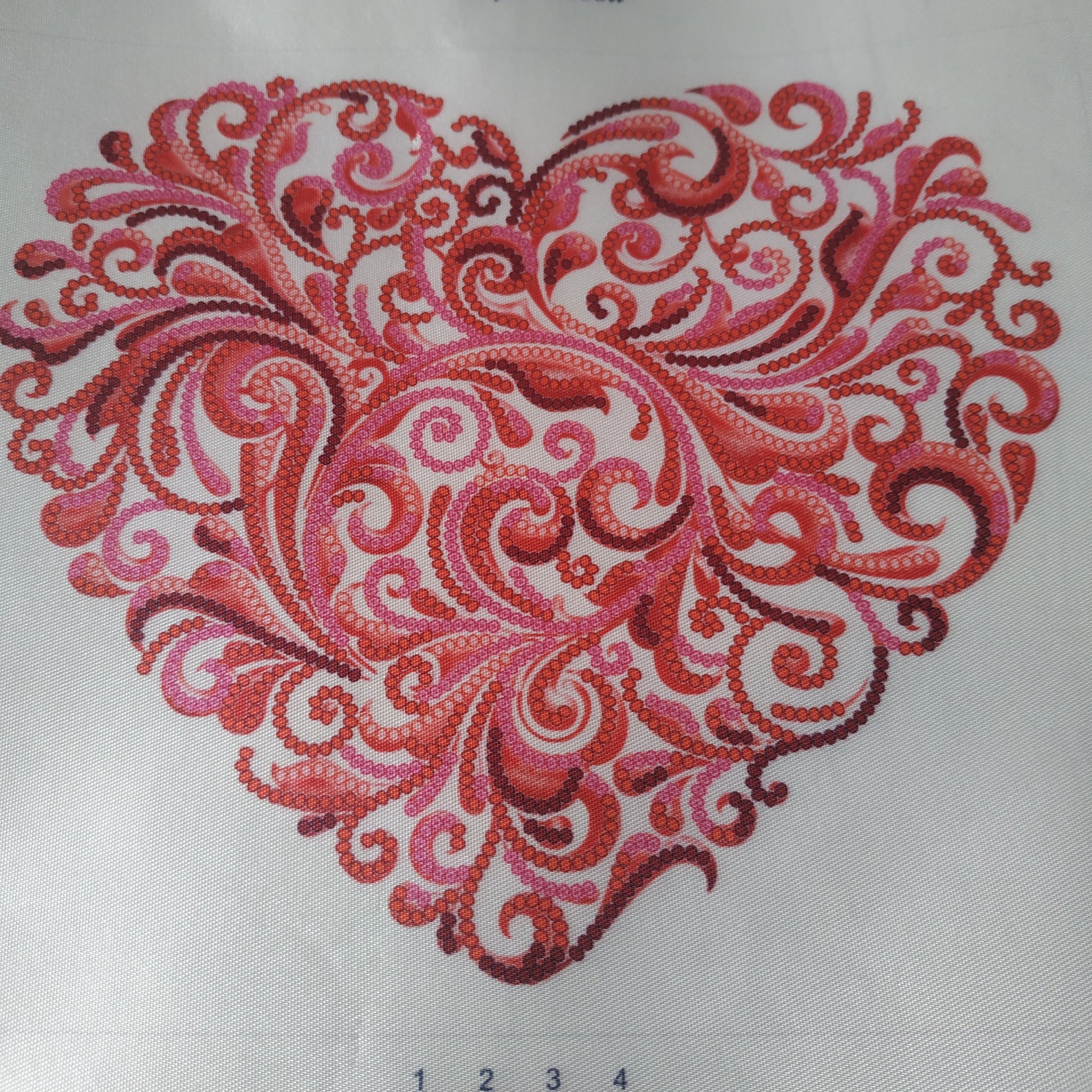 Stamped Needlepoint Kit Needlepoint for Beginners Bead Etsy