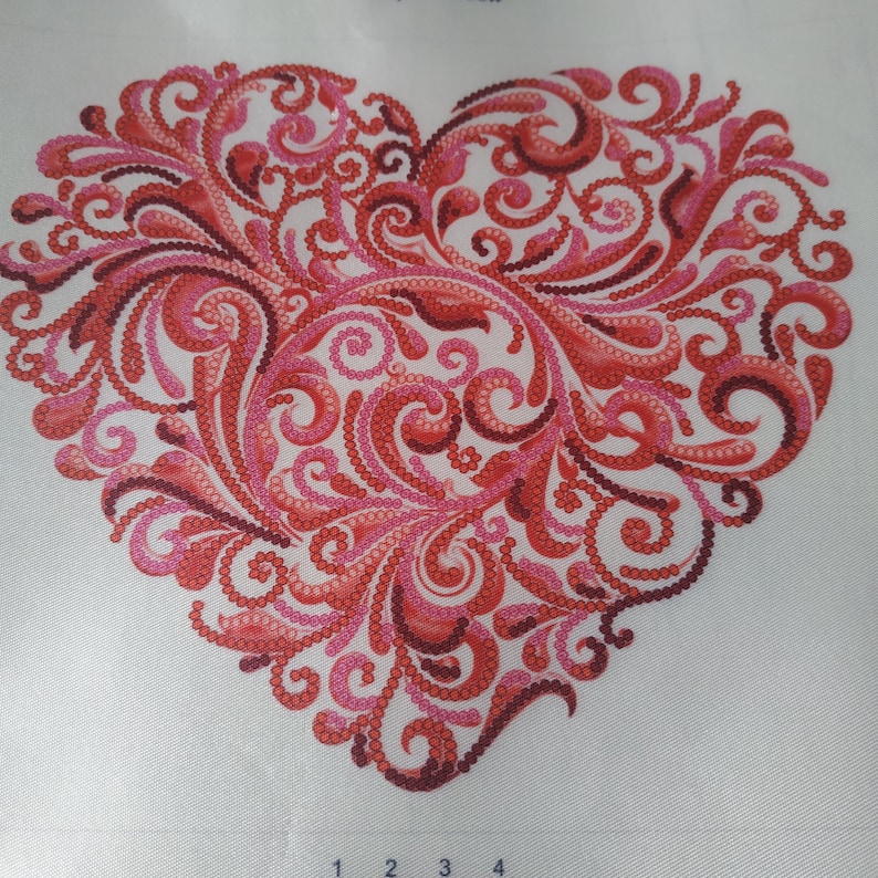 Stamped Needlepoint Kit Needlepoint for Beginners Bead Etsy