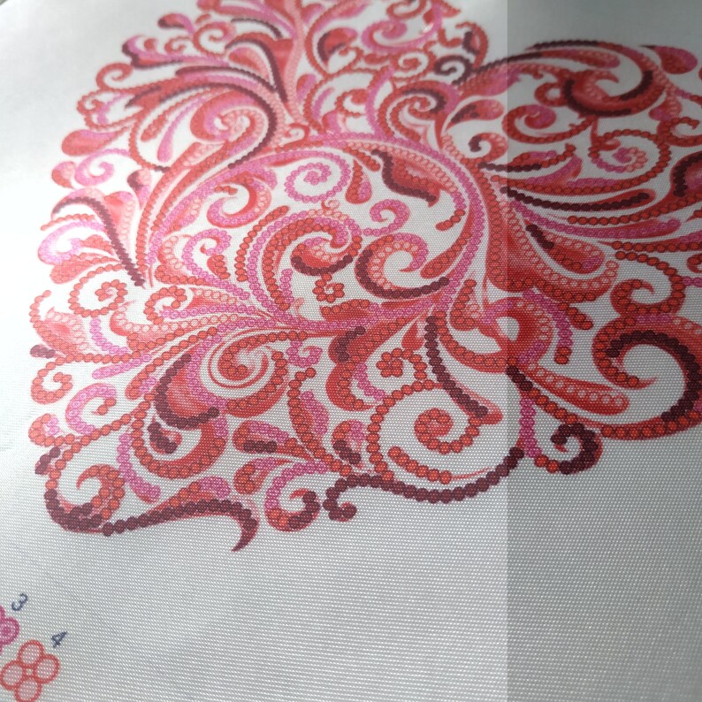 Stamped Needlepoint Kit Needlepoint for Beginners Bead Etsy