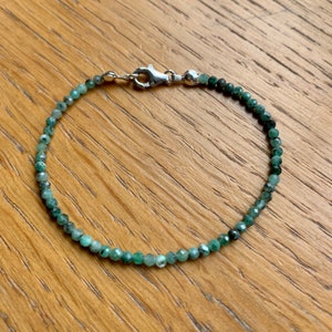 Emerald, emerald bracelet, emerald jewellery, emerald jewelry, bracelet emerald, emerald bead bracelet, emerald sterling silver bracelet