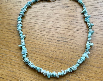 Larimar necklace, larimar beads necklace, larimar jewellery, larimar jewelry, larimar, jewelry larimar