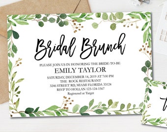 bridal brunch invite etsy