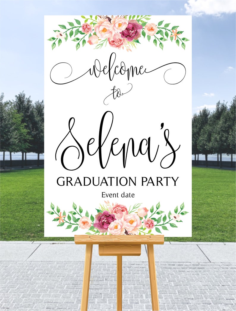 Graduation Party Signs Graduation Party Sign Etsy