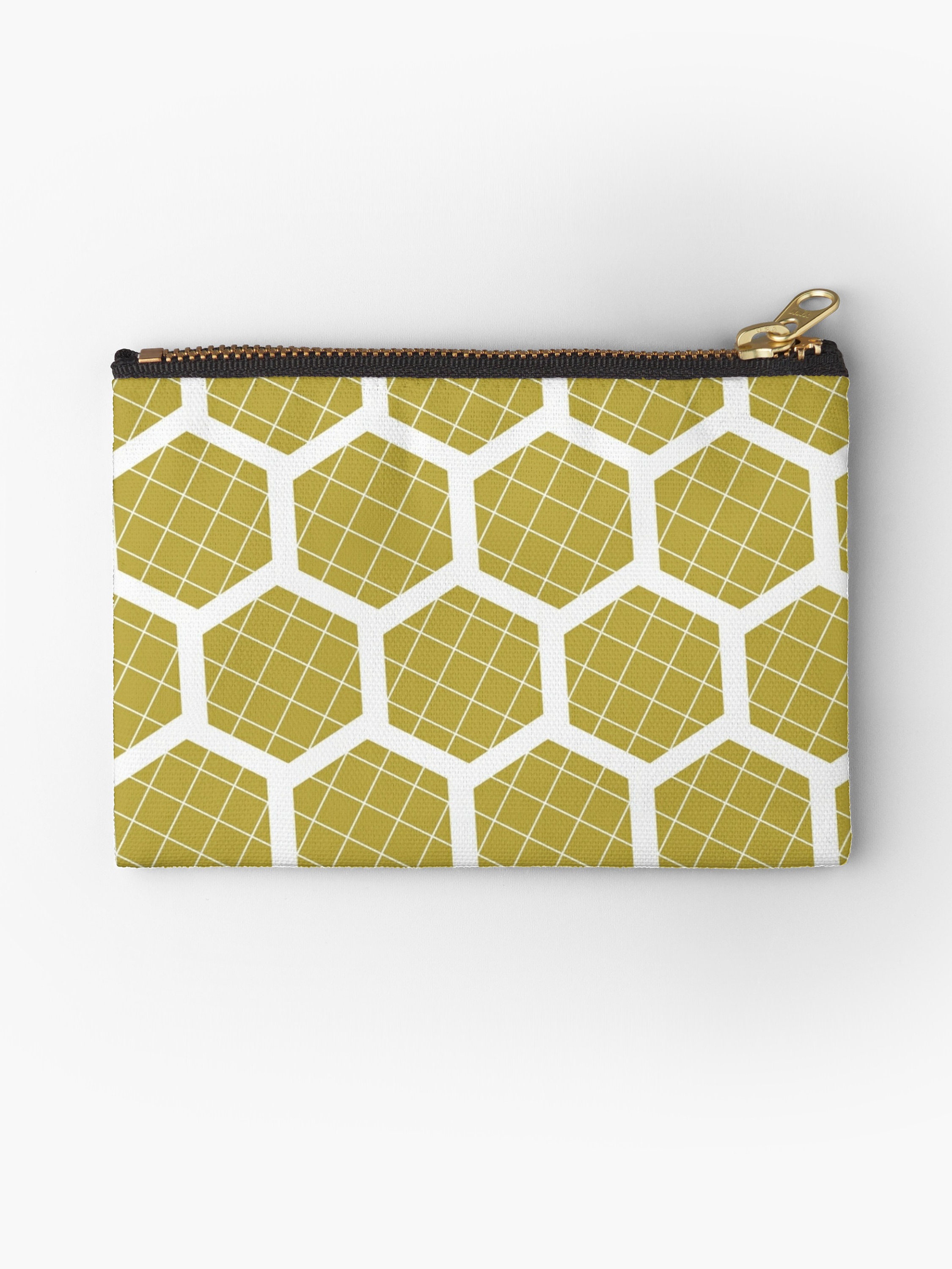 Yellow coin purse Yellow Geometric Yellow purse Yellow | Etsy