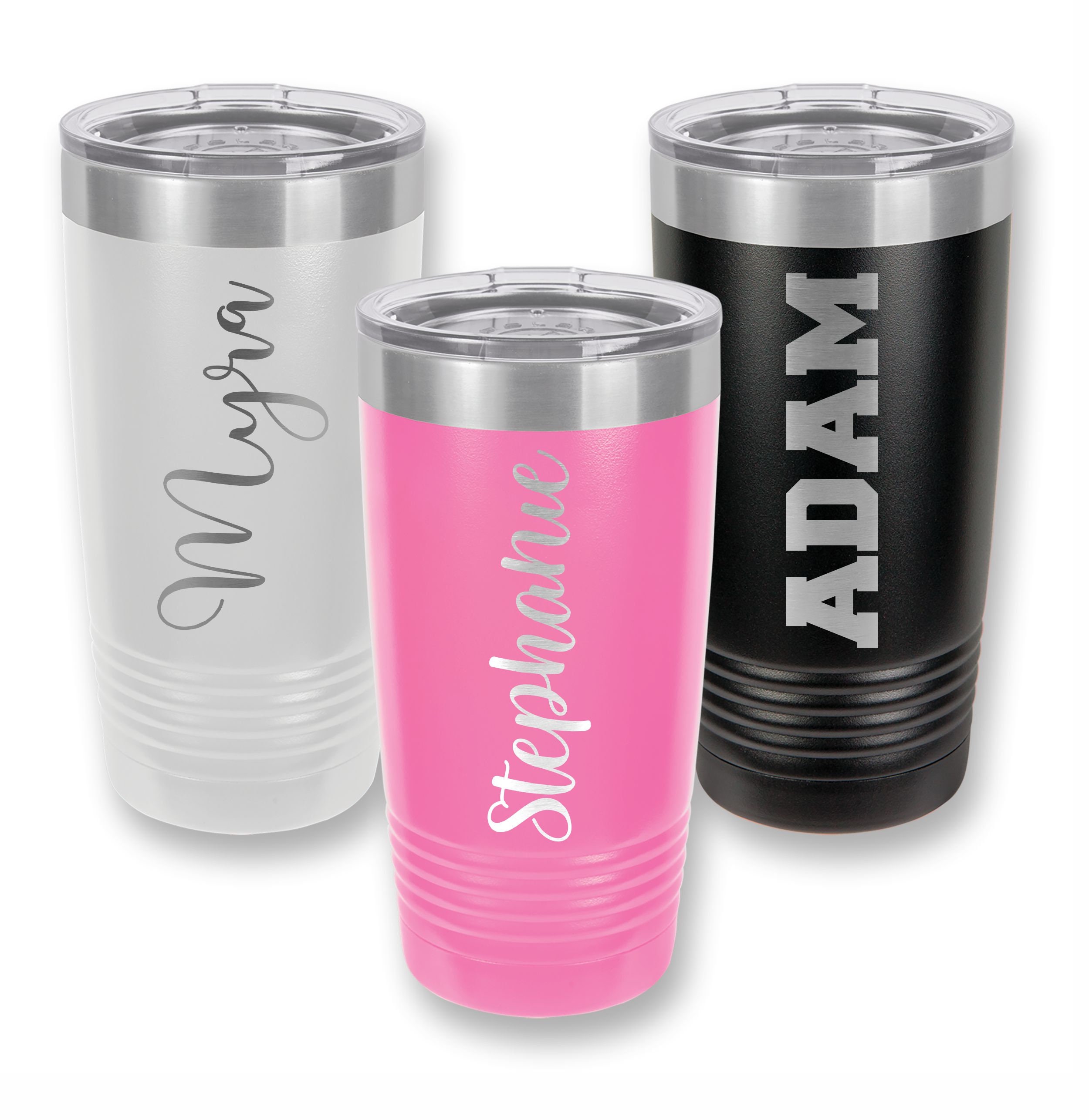 Name Tumblers / Personalized Tumbler / Etched Tumbler / Your Etsy