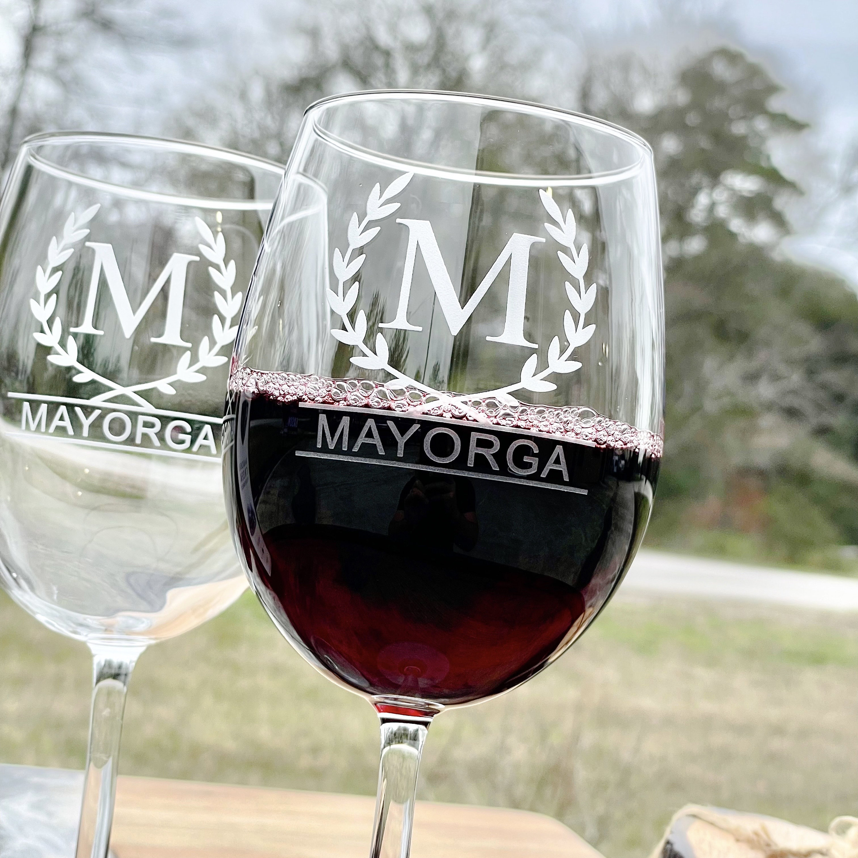 Custom Monogram Wine Glass / Personalized Gift / Monogrammed Wine Glasses /  Wedding Gift / Client Gift / New Home Gift / Christmas Gift - Etsy