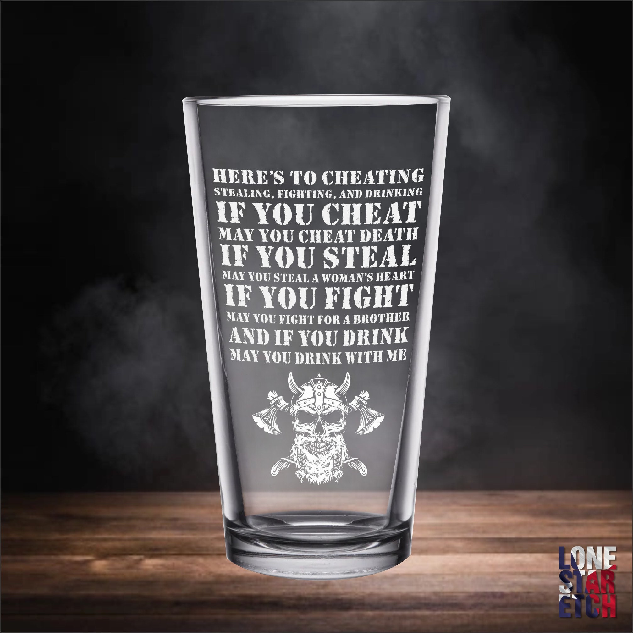 Custom Quote Pint Glasses - Set of 2 – Gifts for Good