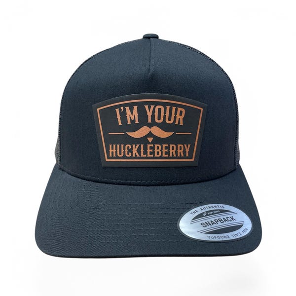 I'm Your Huckleberry Hat / Doc Holliday Trucker Cap / YP Classics 5 Panel / Patch Trucker Hat / Gift for Men / Father's Day Gift