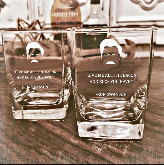 Ron Swanson Bacon Parks And Rec D O F Etsy