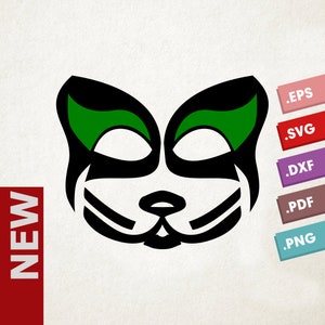 Peter KUSS - SVG Vektor Datei. Kuss-Make-up-Maske. Sofortiger Download für Cricut oder Silhouette. Kuss Make-up Form SVG. Kussband. Der Katzenmensch.