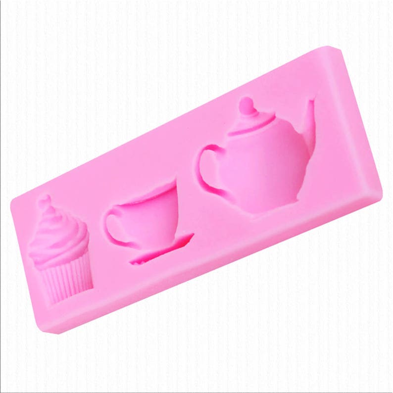 Teapot Mold Silicone Tea Coffee Cup Mold Cupcake Mold for Etsy