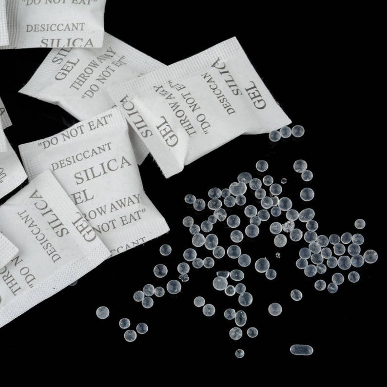 Silica Gel Packet 200/100/5020 Packs Silica Gel Desiccant Etsy