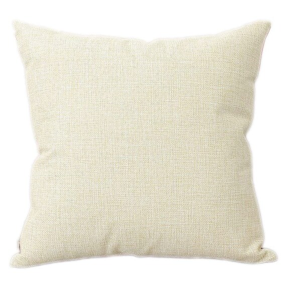 blank throw pillow