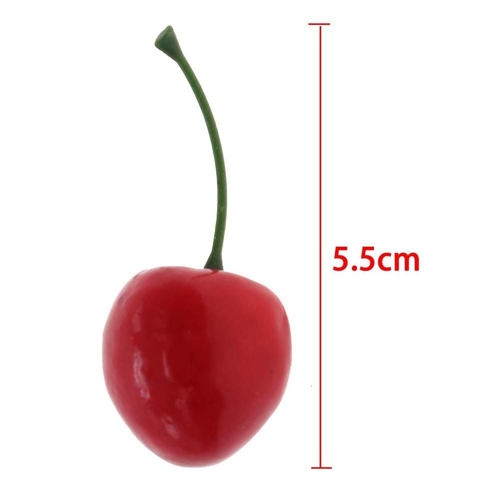 20/60/100 Artificial Cherries Foam Plastic Fake Cherry for Etsy