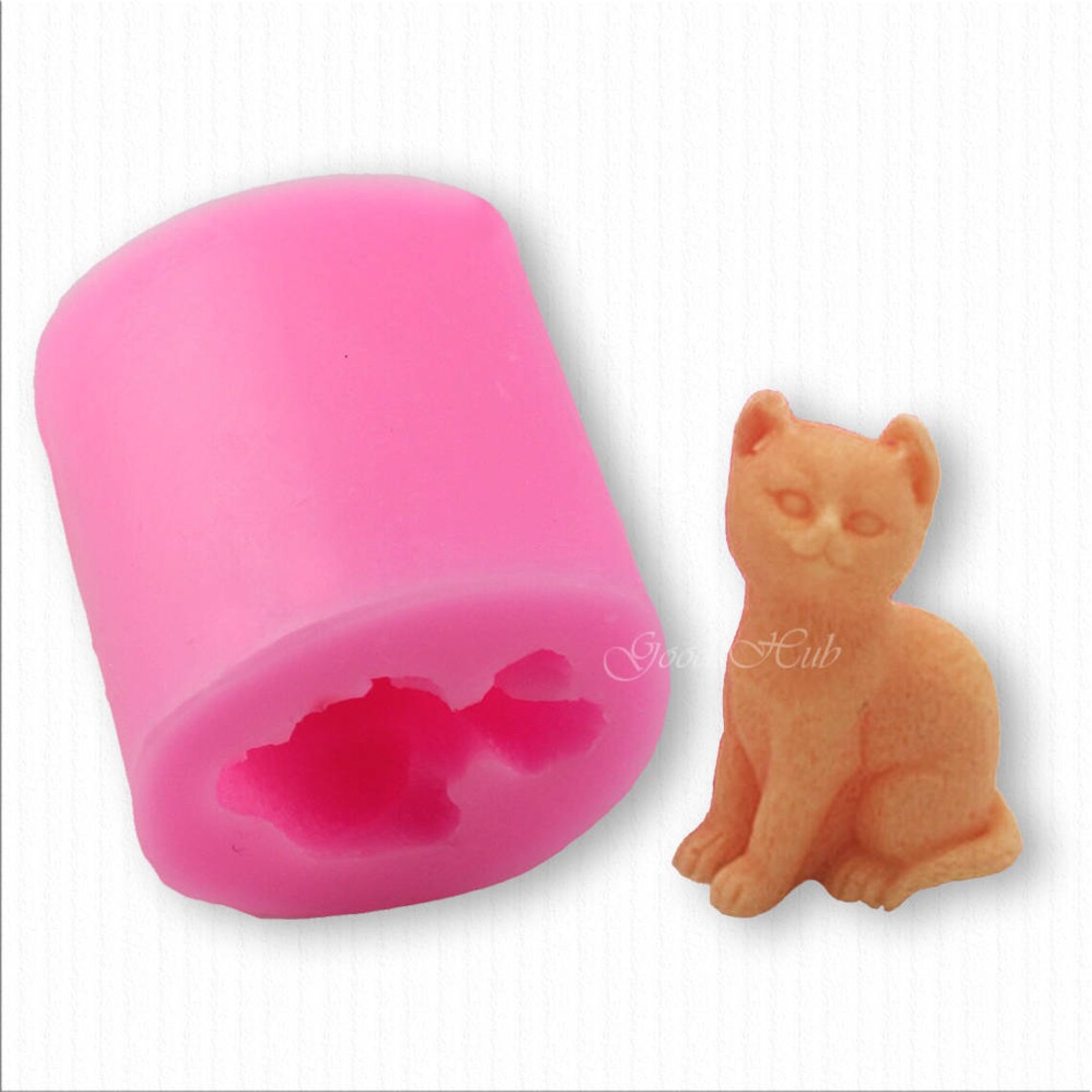 3D Cat Mold Silicone Cat Shaped Chocolate Molds Cat Candy Etsy