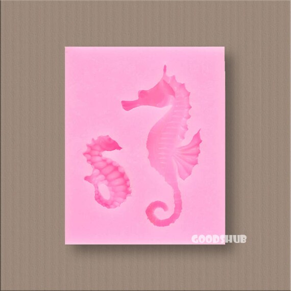 3D Sea Horse Silicone Mold Fondant Sugarcraft Cookie Candy Jelly Mold Cake Decor