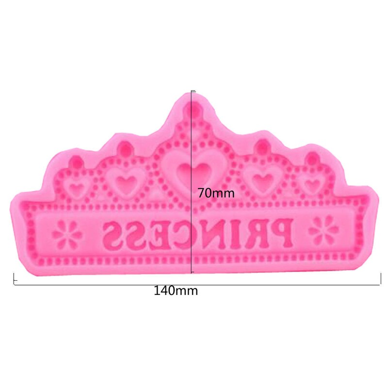 Princess Crown Mold Tiara Silicone Mold Fondant Crown Mold Etsy