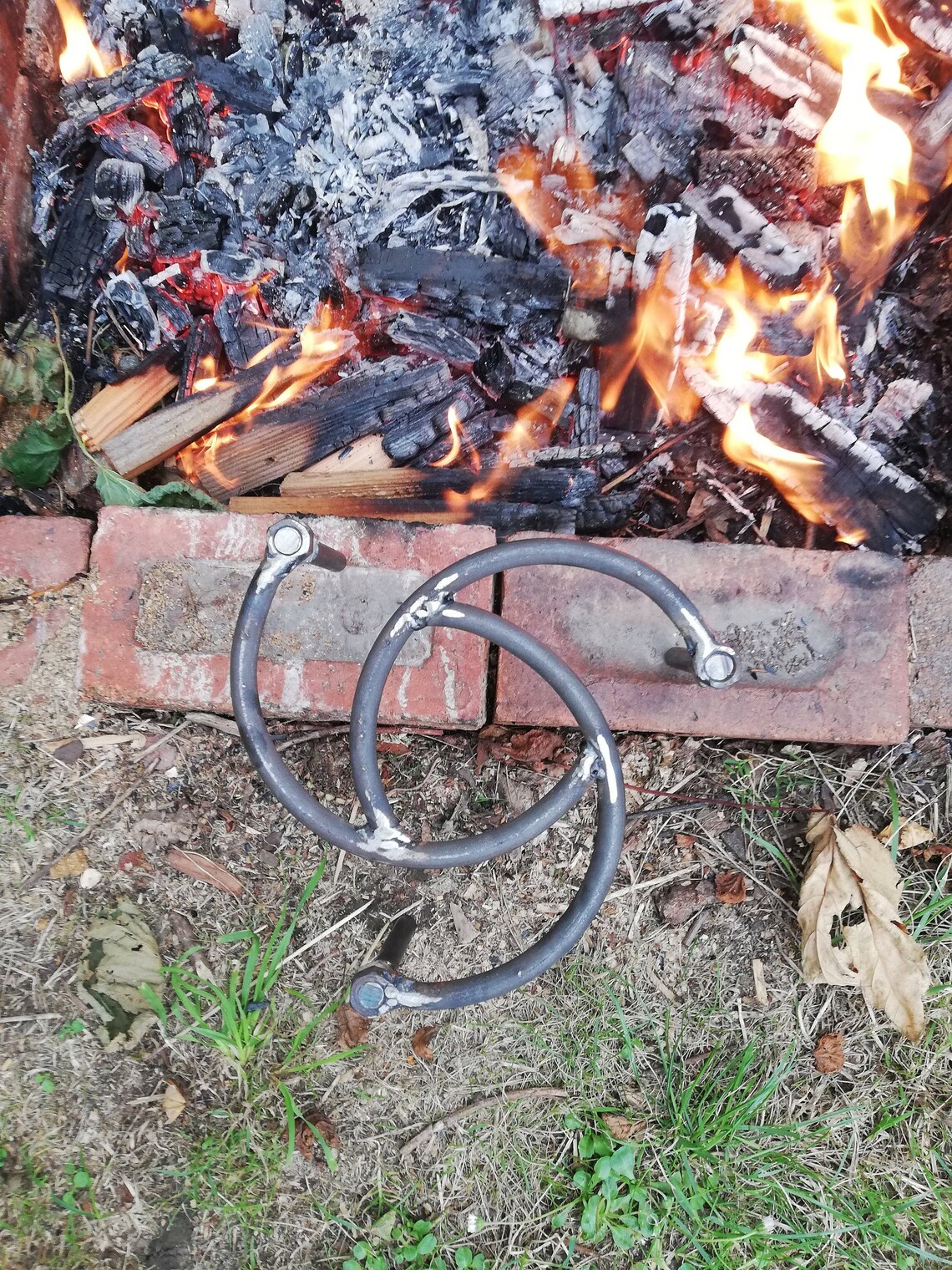 Fire pit accessory trivet pot holder Etsy