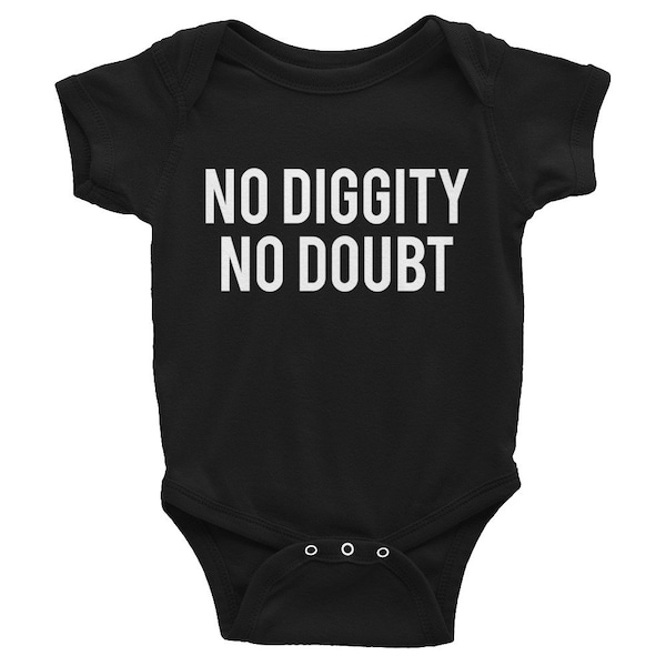 Body bébé hip hop et RNB No Diggity - Blackstreet - vêtements hip hop bébé - mignon une pièce bébé - body bébé cool - cadeau de baby shower