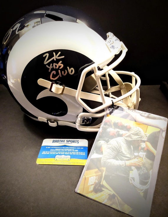 Eric Dickerson Autographed Full Size Helmet Los Angeles Rams