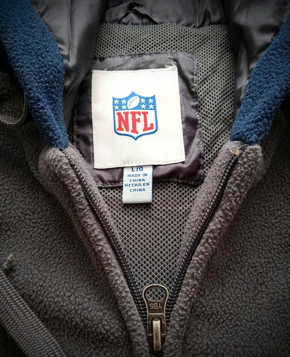 Denver Broncos Fleece Hoodie Jacket Adult (L)!!! - image 5