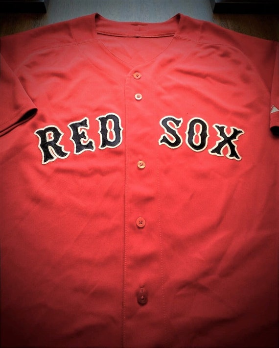 Vintage Boston Red Sox Majestic Adult Size 56 Jersey 