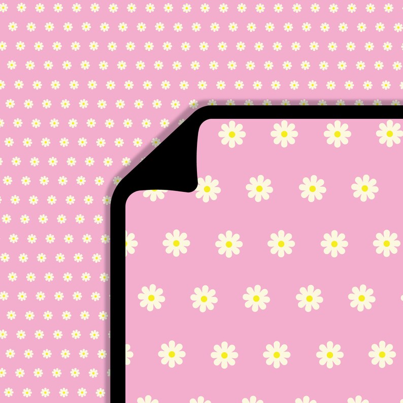 Pink Daisies 1 Yard Ace Lifestyle Pattern Heat Transfer Vinyl